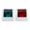 12V?24V LED Navigation Signal Light Left Red Right Green IP66 Waterproof Lamp White Shell for Yacht