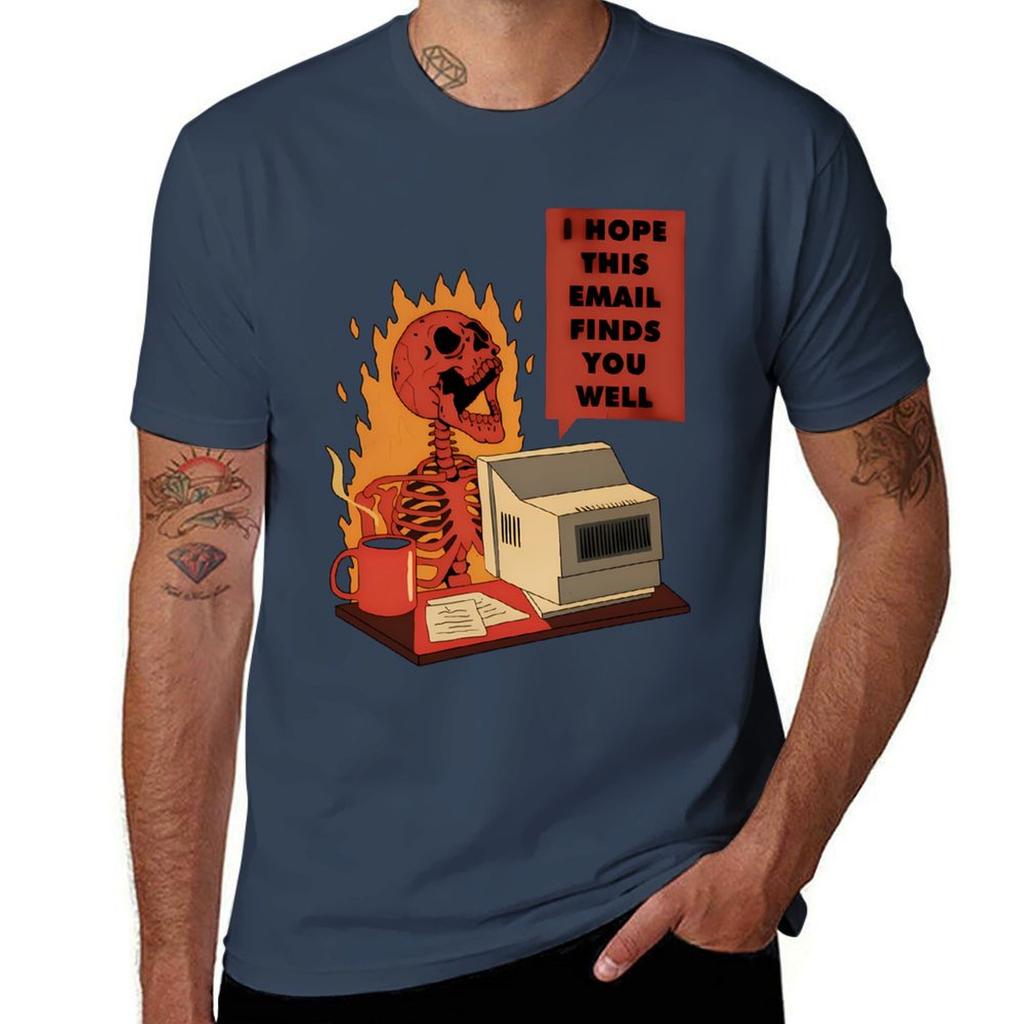 I Hope This Email Finds You Well Tshirt Plus Size Workout Short Sleeve Top Tshirt