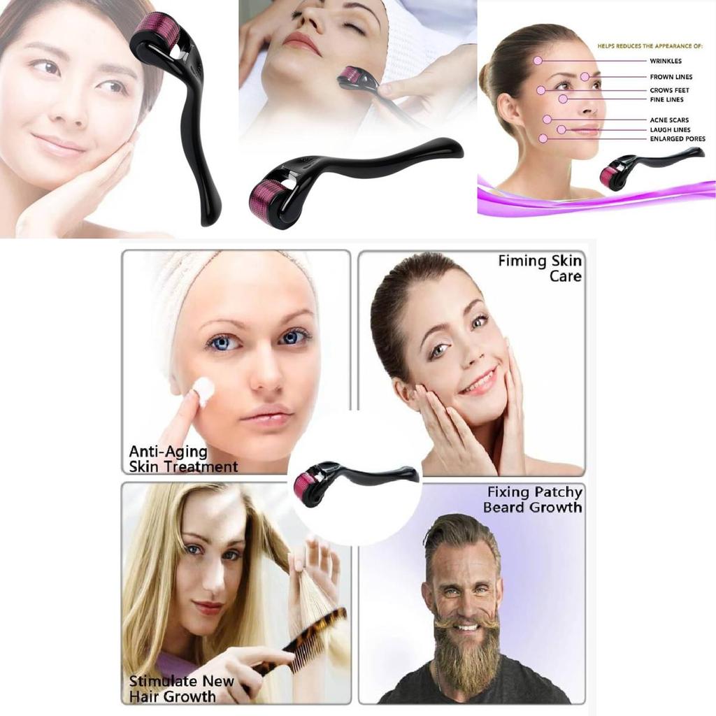 Premium 540 Microneedle Roller For Skin Rejuvenation With Sterile Design And Abs Material