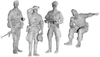 Platz Dragon 1/35 Scale World War II German Waffen-SS Officer, Kursk, 1943 Plastic Model Kit DR6456