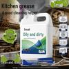 Kitchen Oil Stain Remover - Stainless Steel Grease Cleaner for Catering & Soup Pots