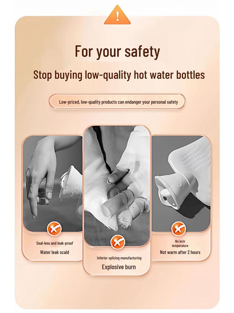 Sleva pro nováčky: Kreslený hřejivý vak na horkou vodu na zimu - Ohřívač rukou a břicha