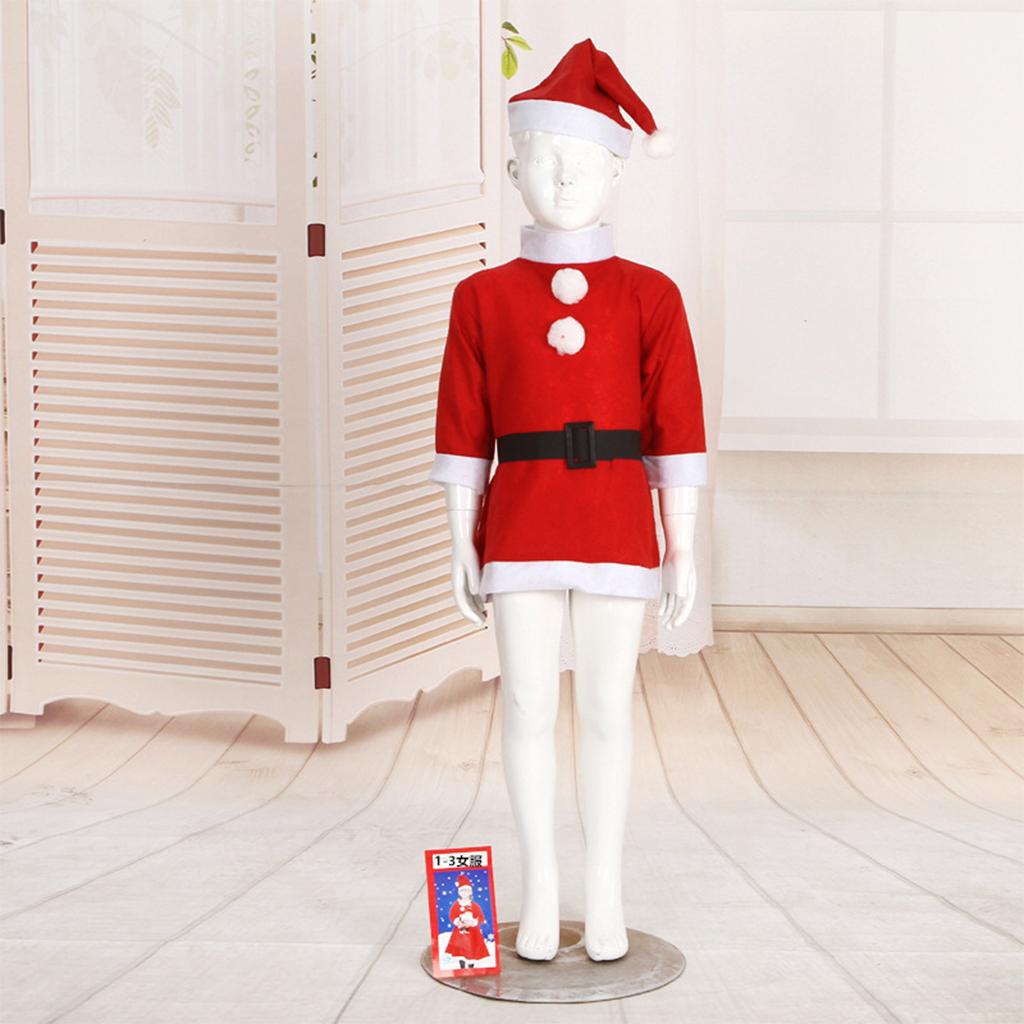 Newborn Santa Claus Costume Girl Infant Christmas Outfits Cute Baby Winter Baby Dress
