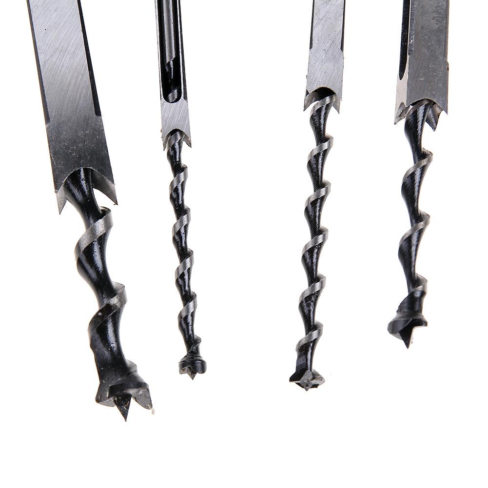 6-12.7mm HSS Vierkantlochbohrer Vierkantbohrer Stemmeisenbohrer-Set Vierkant-Holzbohrer DIY Möbel