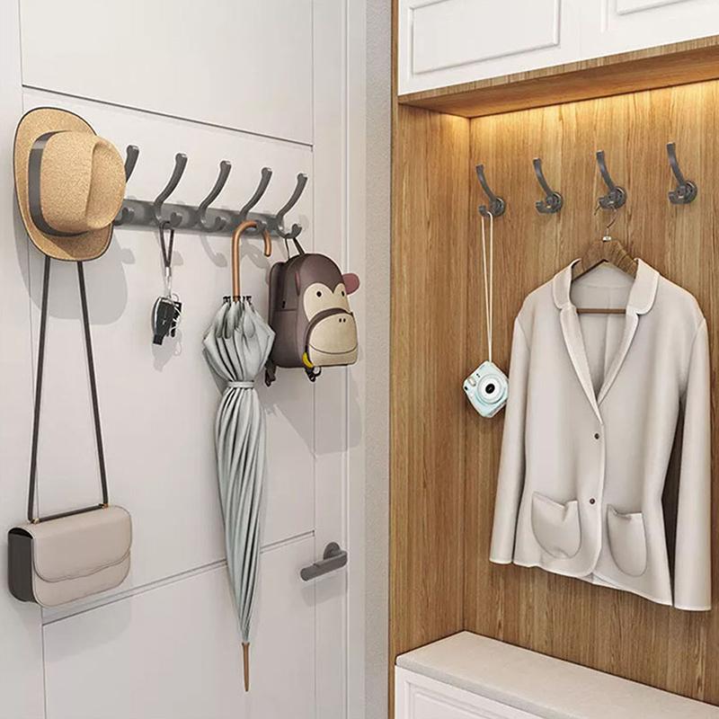 4/5/6 Haken Wandhaken Garderoben Schlüssel Tasche Kleidung Hut Bademantel Haken Kleiderbügel Tragen Vintage Wandhaken Zum Schrauben Badezimmer Aufhängehaken