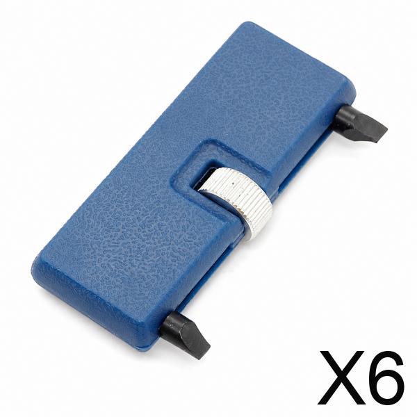 6xWatch Back Case Opener Tool Kit for Battery Replacement and Repair 55mm Square Head TwoJaw