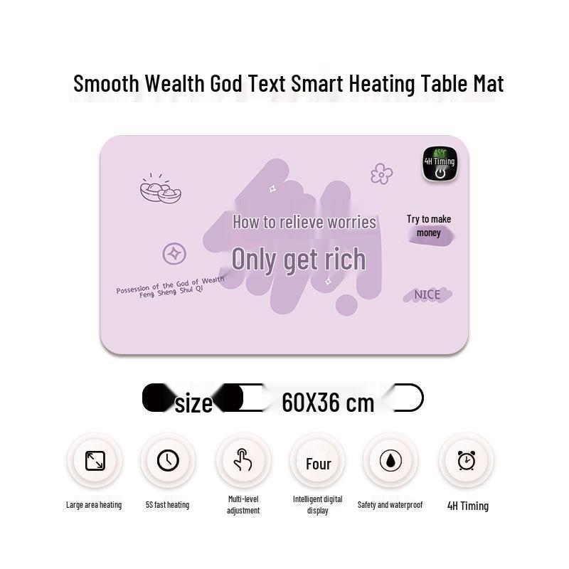 Ekstra Büyük Isıtmalı Mouse Pad & Masa Matı - Sıcak Ofis Masaüstü El Isıtıcısı
