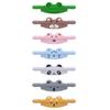 Universal Silicone Cup Sleeve with Cute Cartoon Strap - Adorable & Secure Handle for 7cm Mugs