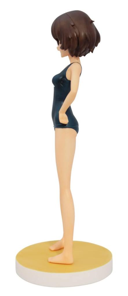 PLATZ Girls Panzer Yukari Akiyama Swimsuit Girls Panzer 10th Anniversary Special Edition Resin Kit Scale 5x5x15cm Molded Color Resin & -School ver.- &