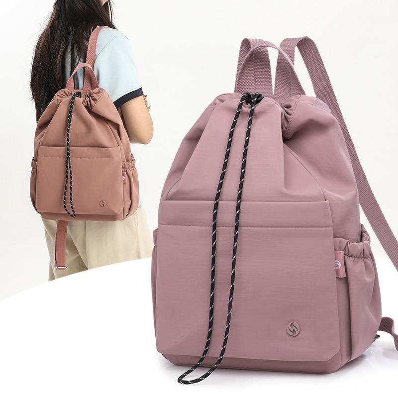 Men's and Women's New Double-shoulder Sports Nylon Bag, Underarm Single Shoulder Light Sports Commuter Rope Storage Bag