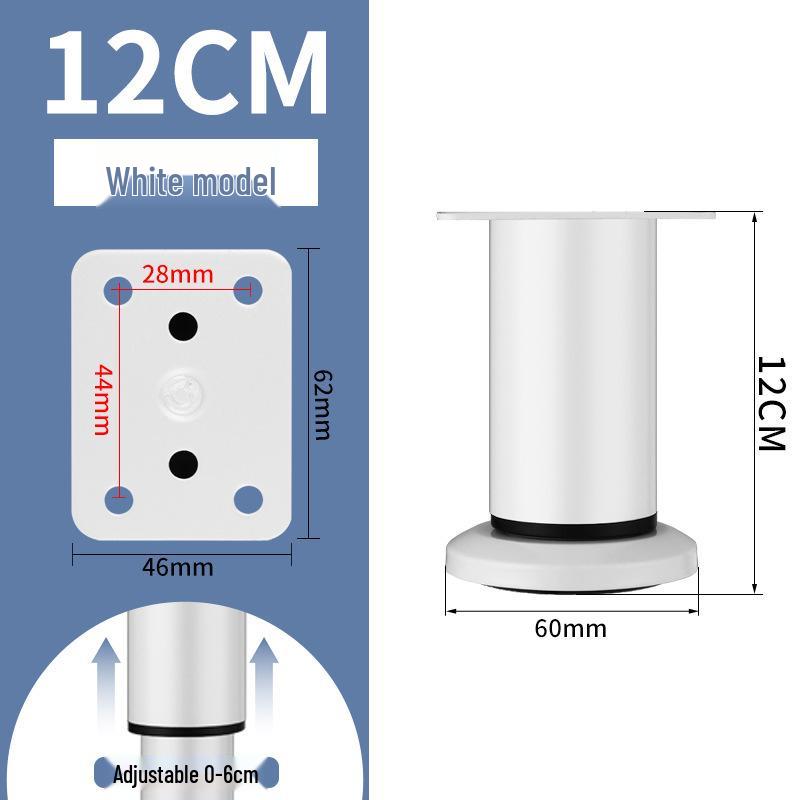 Adjustable Stainless Steel Legs for Sofa, TV Cabinet, Coffee Table, Bathroom Cabinet, and Bed.