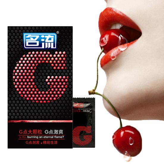 10Pcs Latex Condom Male Contraception Lubrication Penis Sleeve Adult Products
