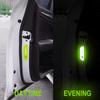 4PCS Car Door Safety Warning Reflective Mark 3D Sticker Car Accessories For Nissan Nismo Qashqai J11 J10 Juke X Trail T32 Tiida Teana Skyl