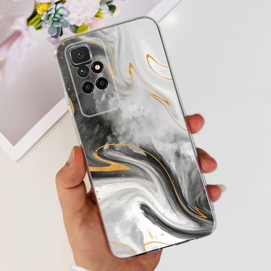For Xiaomi Redmi 10 Case Fashion Butterfly Clear Silicone Soft TPU Protective Cover For Xiaomi Redmi 10 Prime 2022 Redmi10 Coque