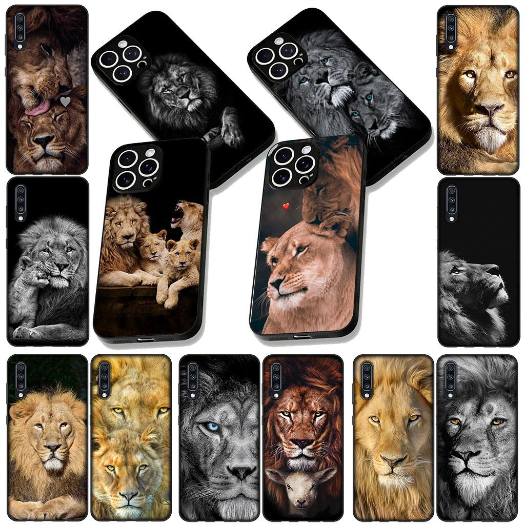 Animal Lion Art Casing Phone Cover for Samsung Galaxy S25 S24 S23 FE Plus Ultra S7 Edge A16 A15 5G s25+ Soft Case