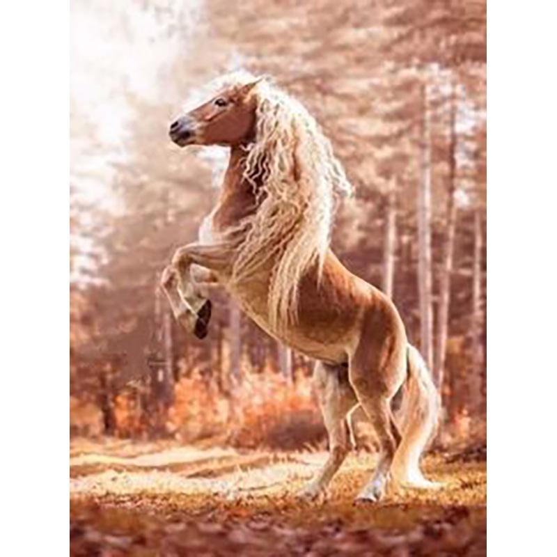 DIY Horse 5d Diamond Painting Full Round Drill Rhinestone Animal Diamond Embroidery Cross Stitch Kits Wall Art Home Decor Gift
