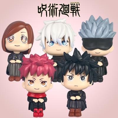 9cm Anime Jujutsu Kaisen Figurka Itadori Yuji Gojo Satori Fushiguro Megumi Kugisaki Roztomilá Hračka Dekorace do Auta PVC Model Dárek