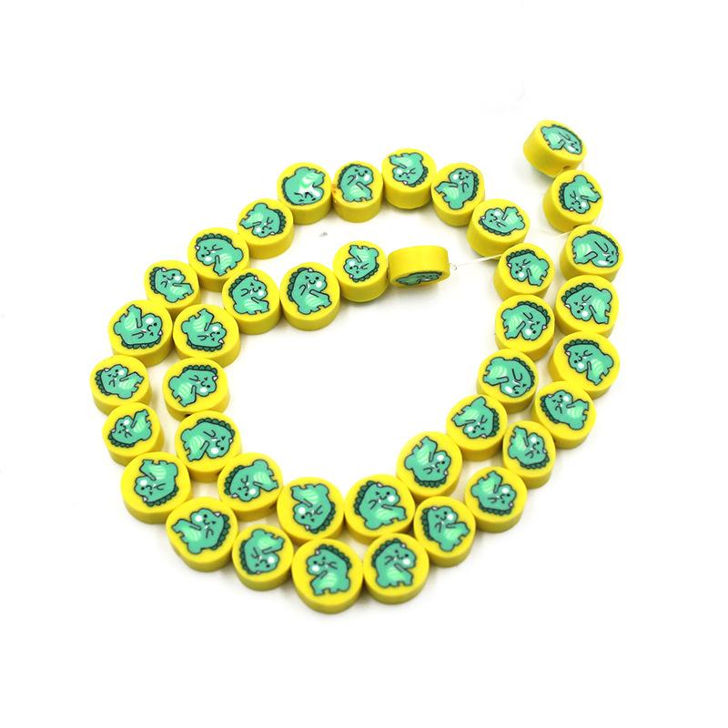Soft Pottery Beads Beaded Handmade Materials Diy Jewelry Accessories Mobile Phone Chain Bead Separation Mixed Color Soft Pottery Loose Beads