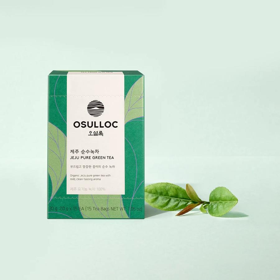 OSULLOC Jeju Pure Green Tea 15ea*2box Green Tea 15ea*2box