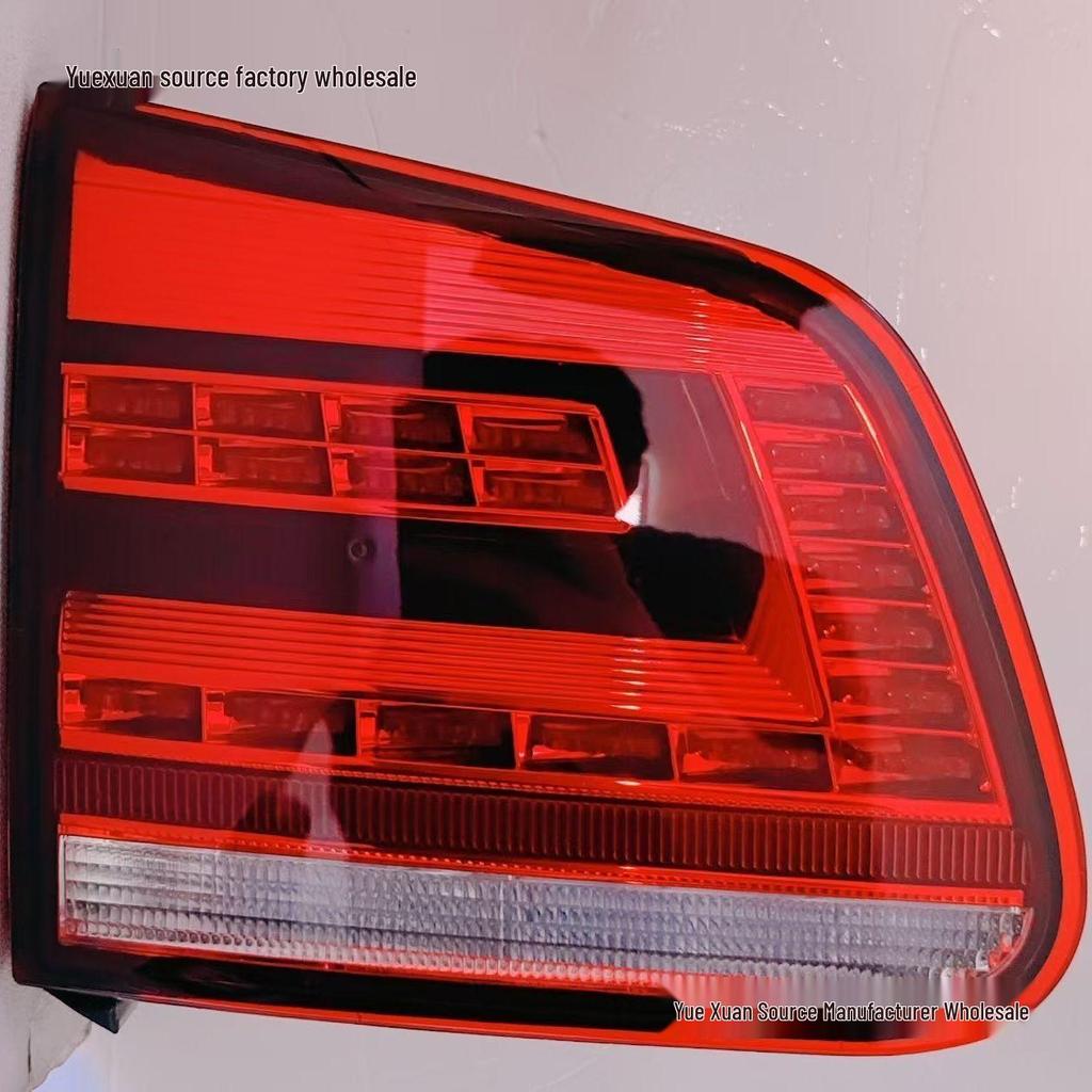 Fits Volkswagen Tiguan 2010-2016 Rear Tail Light Assembly Housing with Brake, Turn, and Reverse Lights.