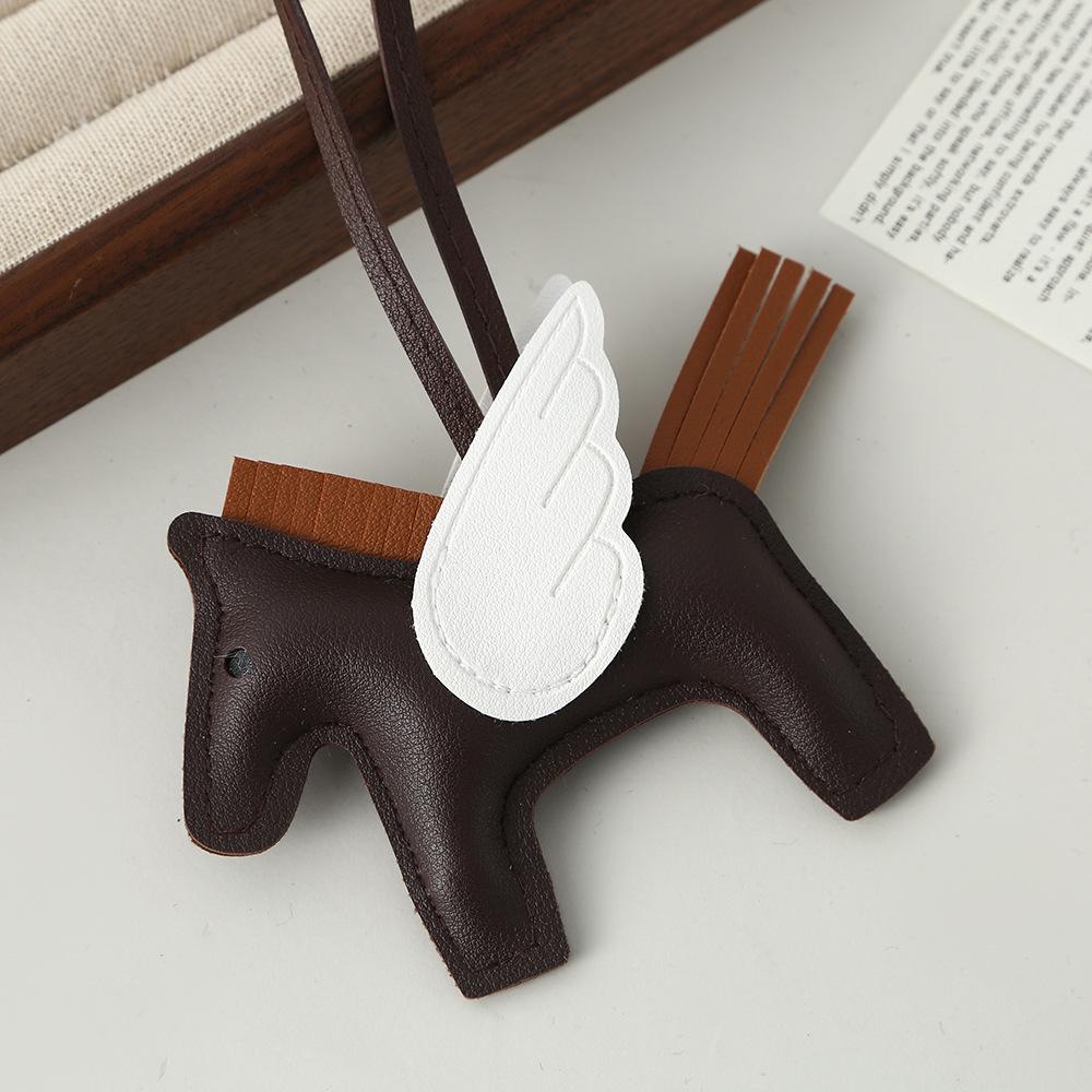 Pony PU-Leder Anhänger grenzüberschreitend original vielseitige Tasche niedlich Trend Auto Schlüsselanhänger Tasche Anhänger Lager