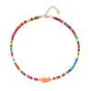 Ceramic Fish Rice Bead Chains Double-sided Painted Colorful Rice Beads Necklace Handmade Bohemian Necklace Party