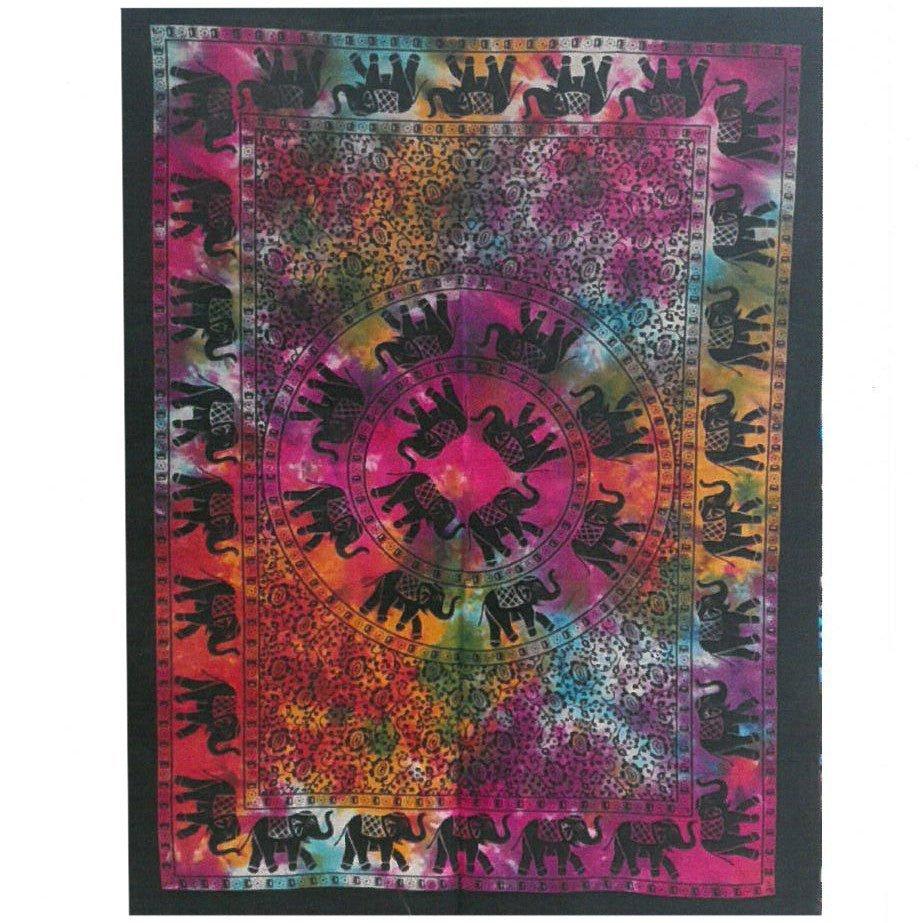 Elephant Mandala Wall Art, Cotton