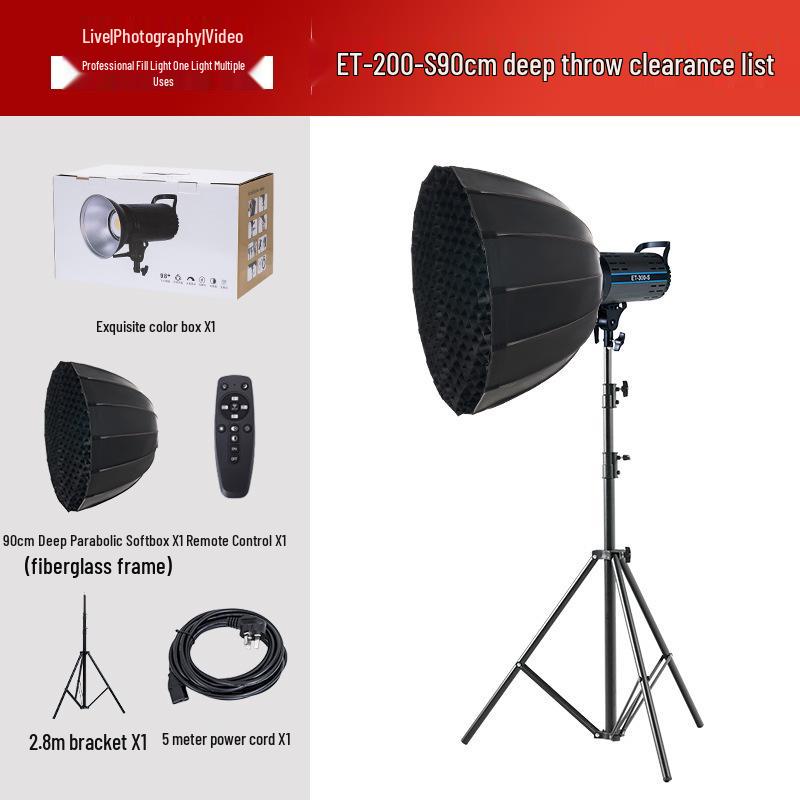 Yingbang 200W LED Light for Live Stream, Beauty, Clothing & Food Photography