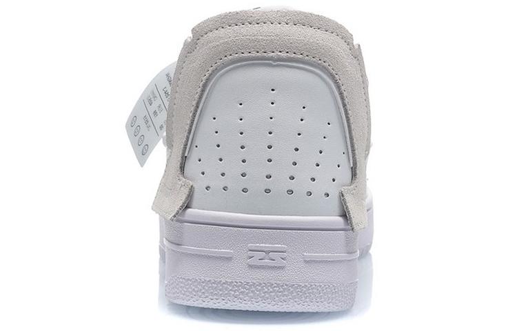 Li Ning CF De Sequencing Abrasion Resistant Slip Resistant Low Top Skateboard Shoes Women's White Red AGCQ394-1