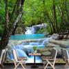Forest Waterfall 3d Mural Wallpaper Tropical Landscape Murals For Living Room Waterfall Wall Mural Decor