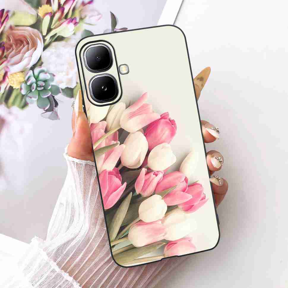 For Infinix Smart 20 4G X6840 X6840B Case Cartoon Cat Dinosaur TPU Black Cover For  Infinix Smart20 smart 20 4G Phone Casing