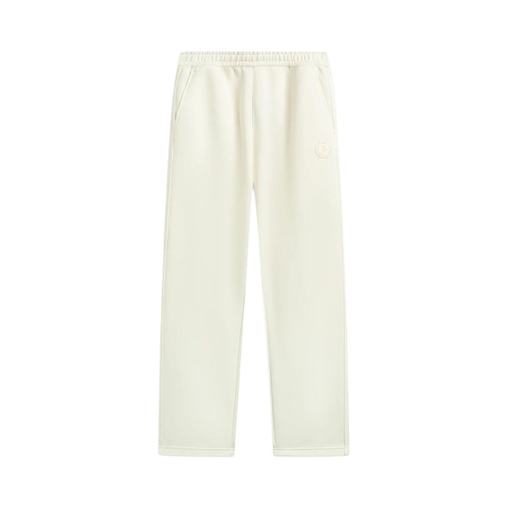 Li Ning Sports Lifestyle Series Solid Color Soft Simple Versatile Casual Pants Men bottoms AKLW075-1