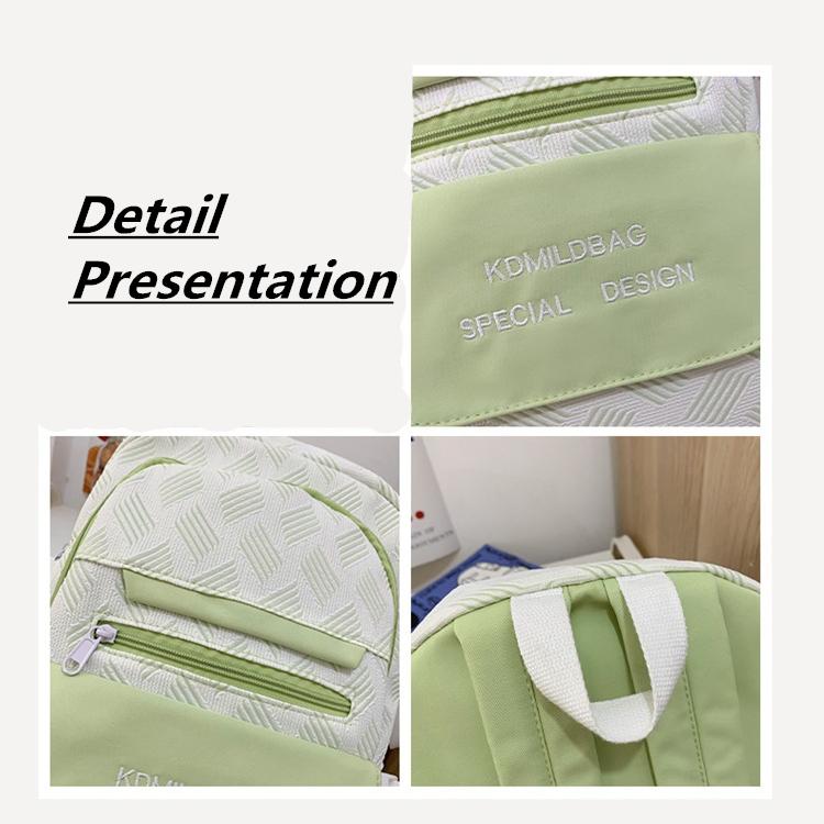 New Nylon School Bag For Girl Fresh Sweet Campus Student Backpack For Backpacking Leisure Bag