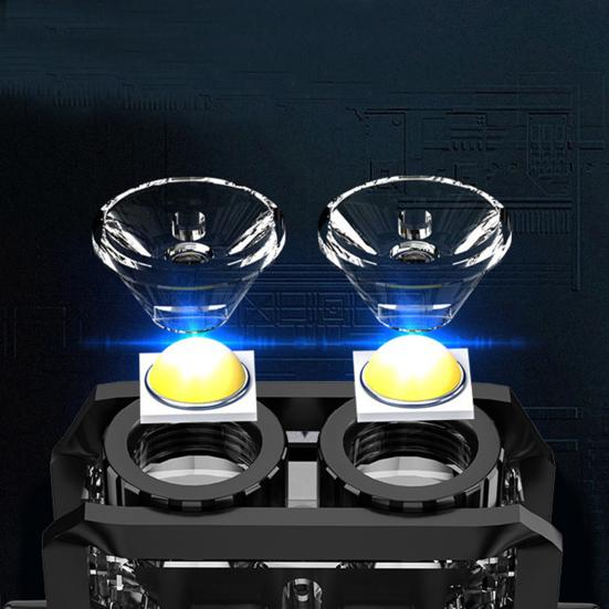 Dual LED Camping Light 600mAh USB Rechargeable 200LM Ultra Bright Flashlight Multi-function Portable Mini Outdoor Fishing Hiking Emergency Lamp