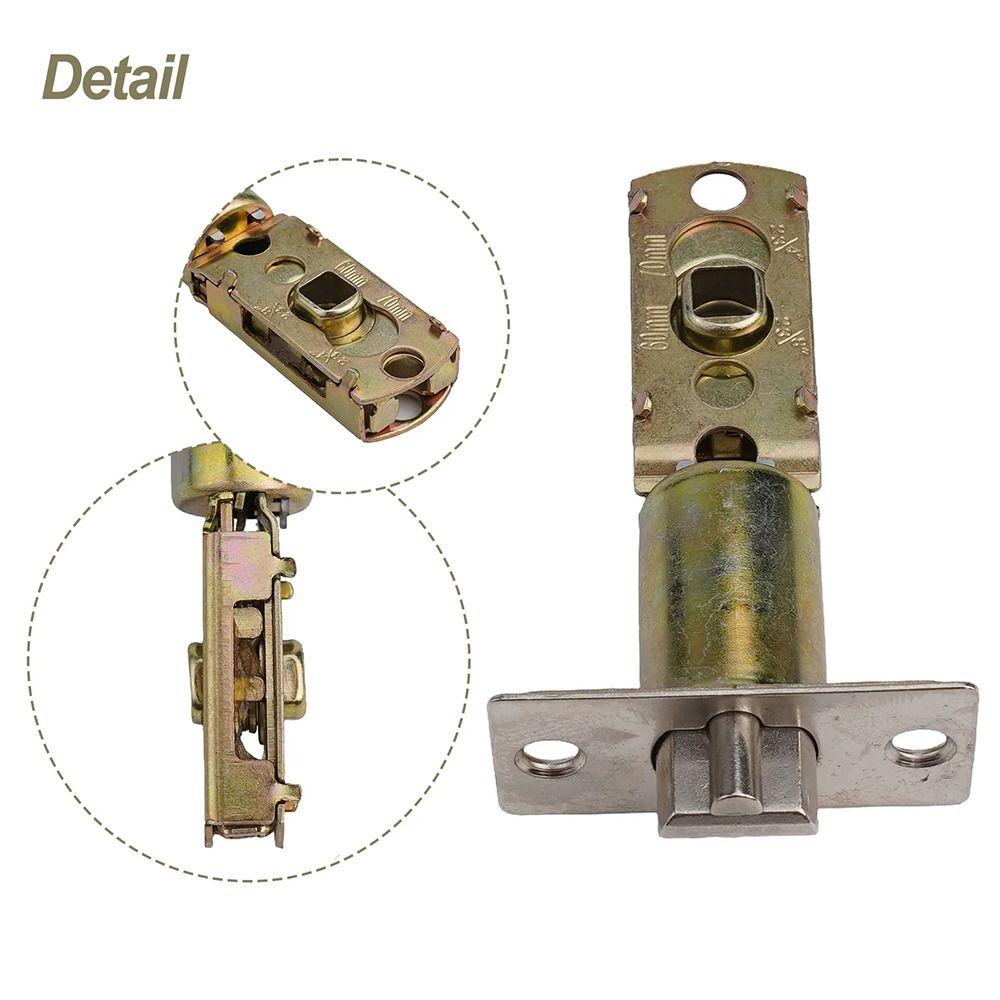 1Pcs Lockbody Door Lock Latch Stainless Steel Internal Bolt Catch New Lock Tongue Core Bathroom