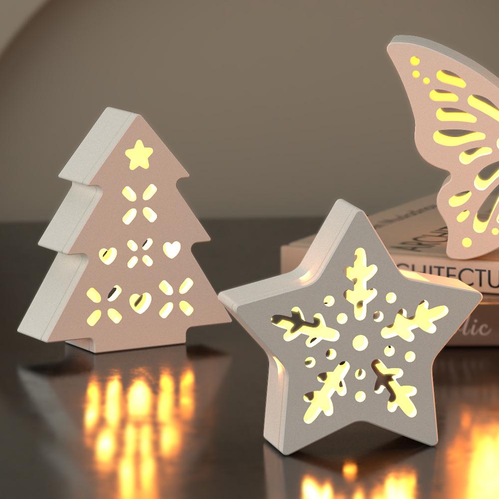 Mother's Day Love Silicone Epoxy Gypsum Mold Hollow Butterfly Lampshade Candle Lights Holder Home Decor DIY Wax Aromatherapy