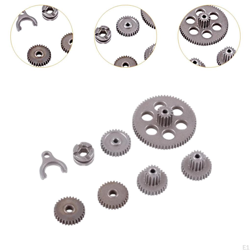 1/24 Scale RC Differential Axle Gears Compact Upgrades Motor Gear Pinion Set Metal Diff