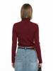 GENERALIDEA Ribbed Turtleneck Pullover [Burgundy] / Wbd4L05547
