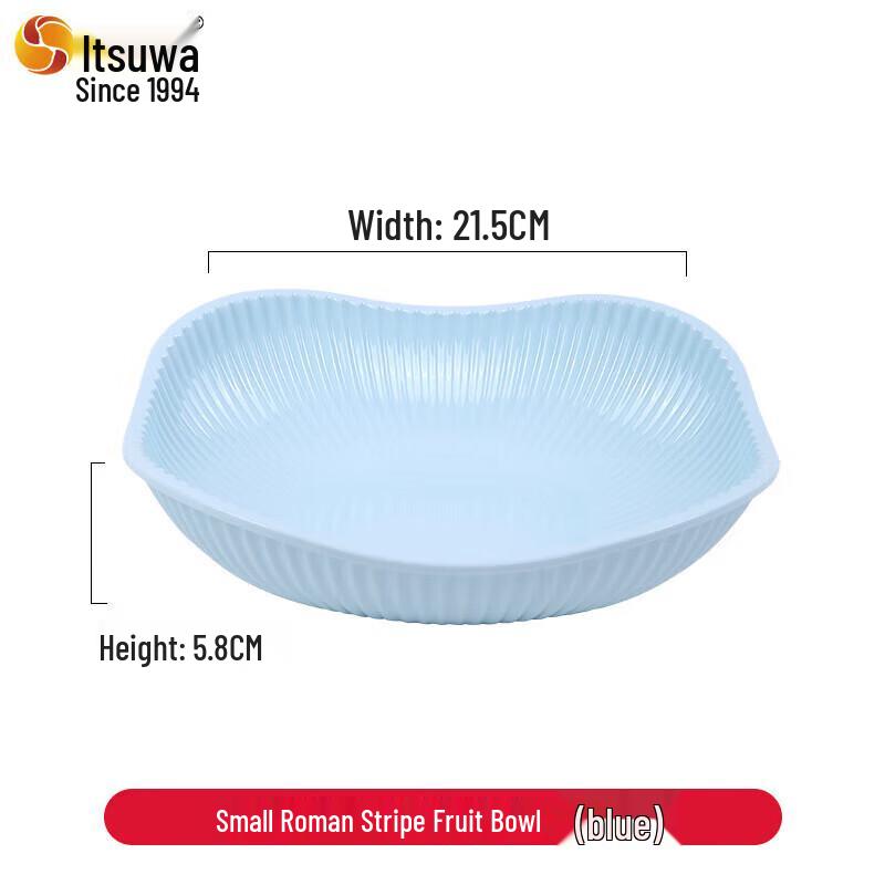 Roman Stripe Melamine Fruit Plate