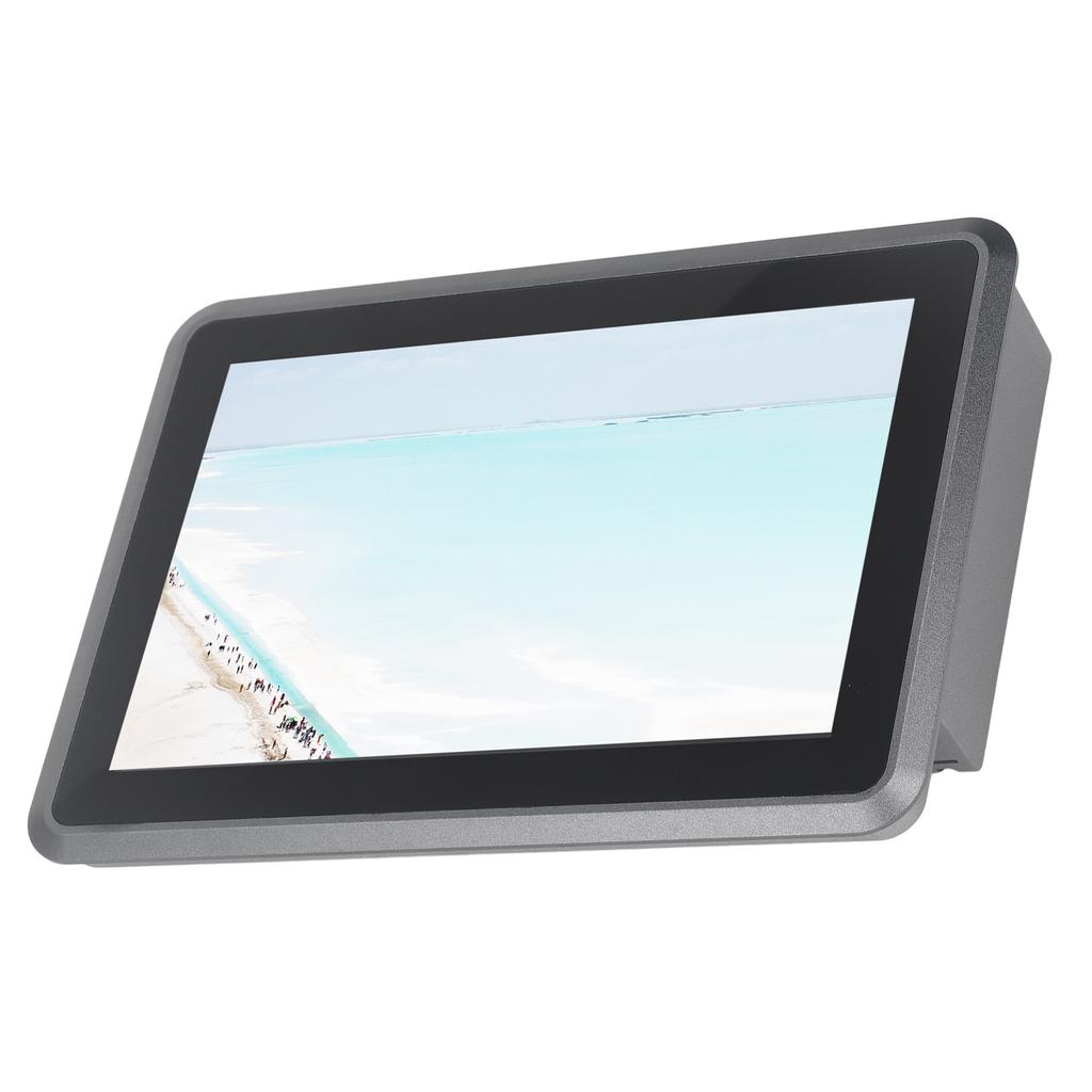 Rugged Touchscreen Tablet 10.1in Display Capacitive Screen Wide Voltage Embedded Industrial PC 100‑240V US Plug