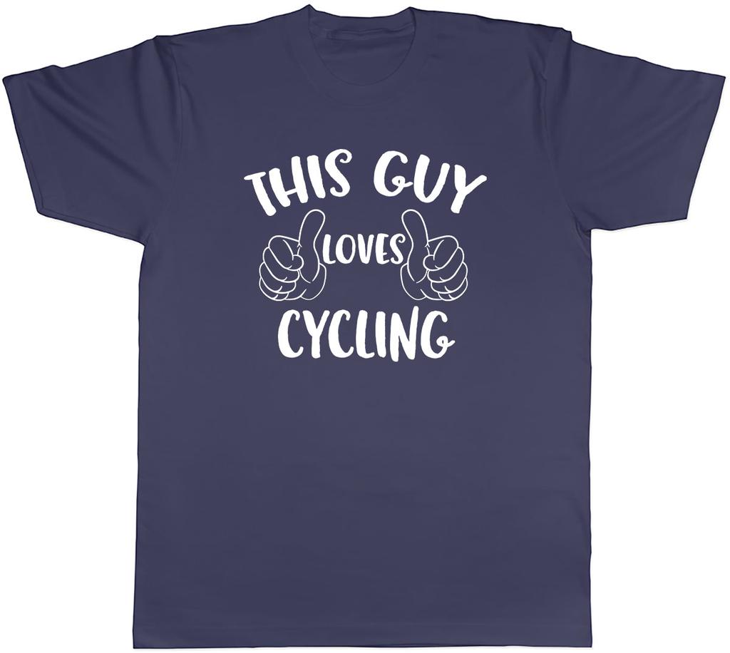 This Guy Loves Cycling Unisexs Unisex TShirt Tee