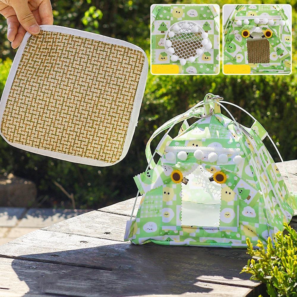 

Triangular Parrot Habitat Cave Rainproof Parakeet Sleep Hut Durable Hanging Tent Summer Season