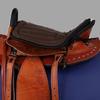 Motorcycle Seat Cushion Saddle Pad for Horses-Brown