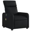Vidaxl Foldable Massage Armchair, Electric, Black, Faux Leather