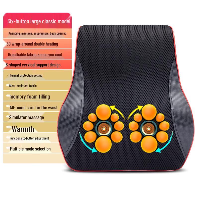 Mingrentang Electric Neck & Lumbar Massage Cushion