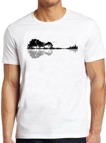 Guitar Tree Nature Forest Climate Change Music Vintage Cool Gift T Shirt M211 M