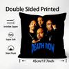 D-Death Row R-Records Label Cushion Cover Plush Fabric Soft Double-Sided Printed Sofa Warm Winter Home Child Gift Pillow Case