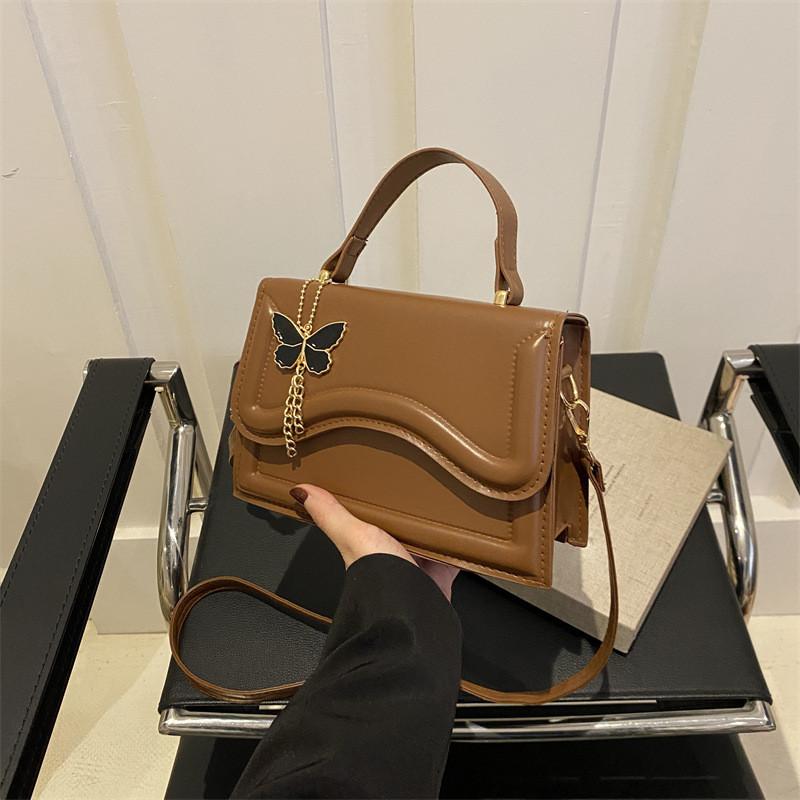 Chic Casual Small Square Bag 2024 Spring New Fashionable Shoulder Bag Trendy Handbag