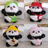 Sweet Panda Mini Plush Keychain Charming Stuffed Animal For Bags And Keys
