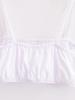 Spring 2025 Women's Fashion: European & American Style Poplin Short Top with Midi Skirt